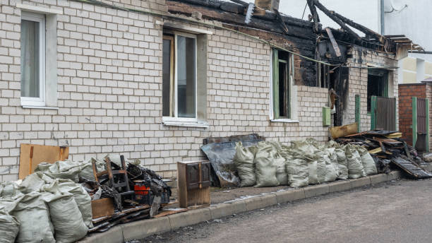 Professional Soot Cleanup technician working in Buckingham, FL